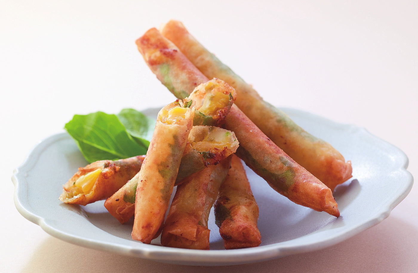 Mango and Shiso Spring Rolls
