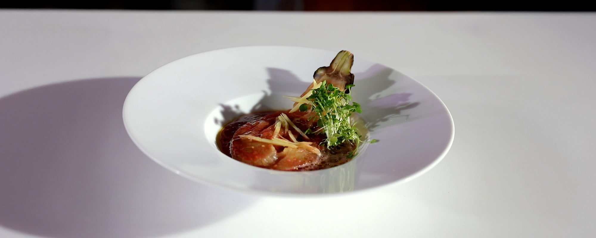 Fire Roasted Eggplant with Tomato Coulis