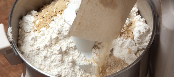 Mixed into batter or dough