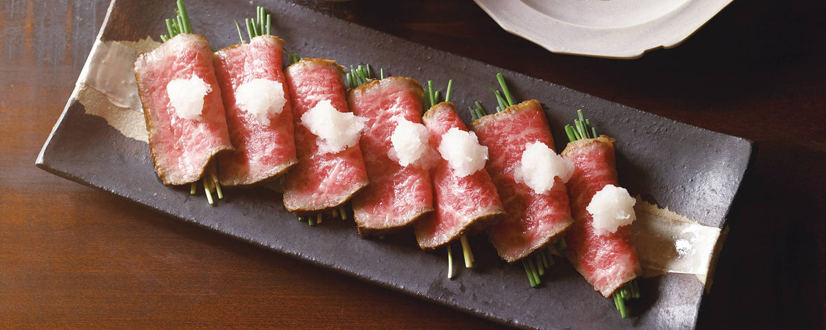 Dashi Marinated Seared Beef