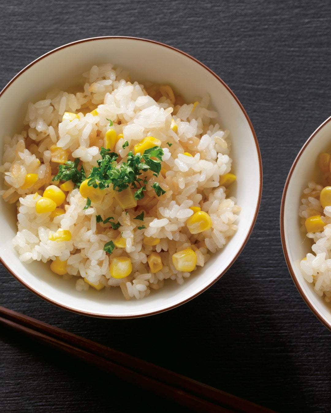 Corn Rice with Shoyu and Butter