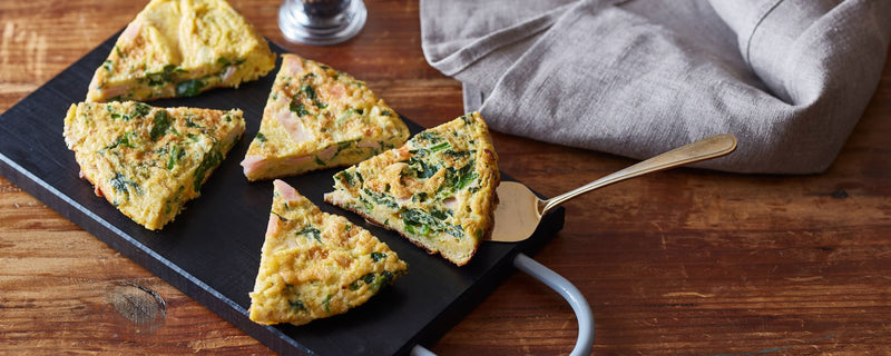 Spinach and Ham Omelet