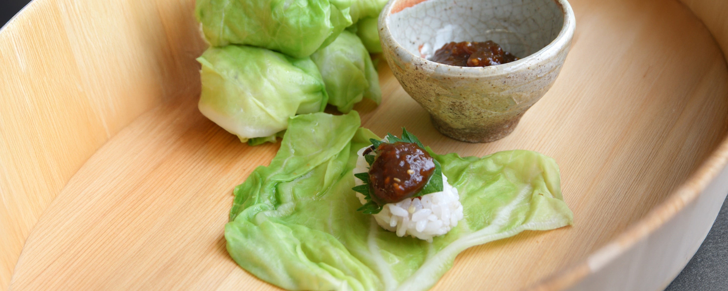 Spring Cabbage Rice Ball