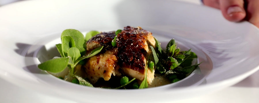 Roast Chicken with Turnip