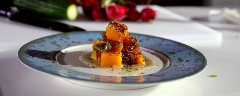 Roasted Butternut Squash with Toasted Buckwheat