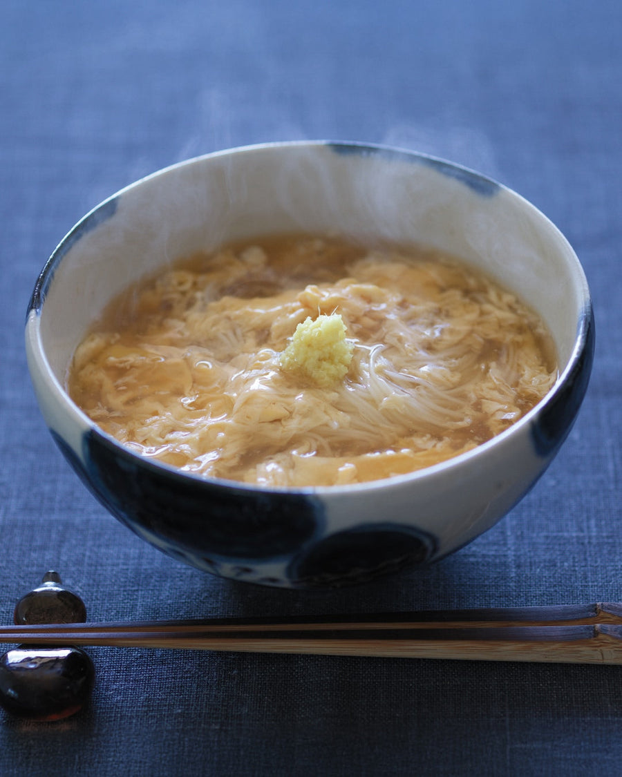 Somen Noodles in Egg Drop Soup