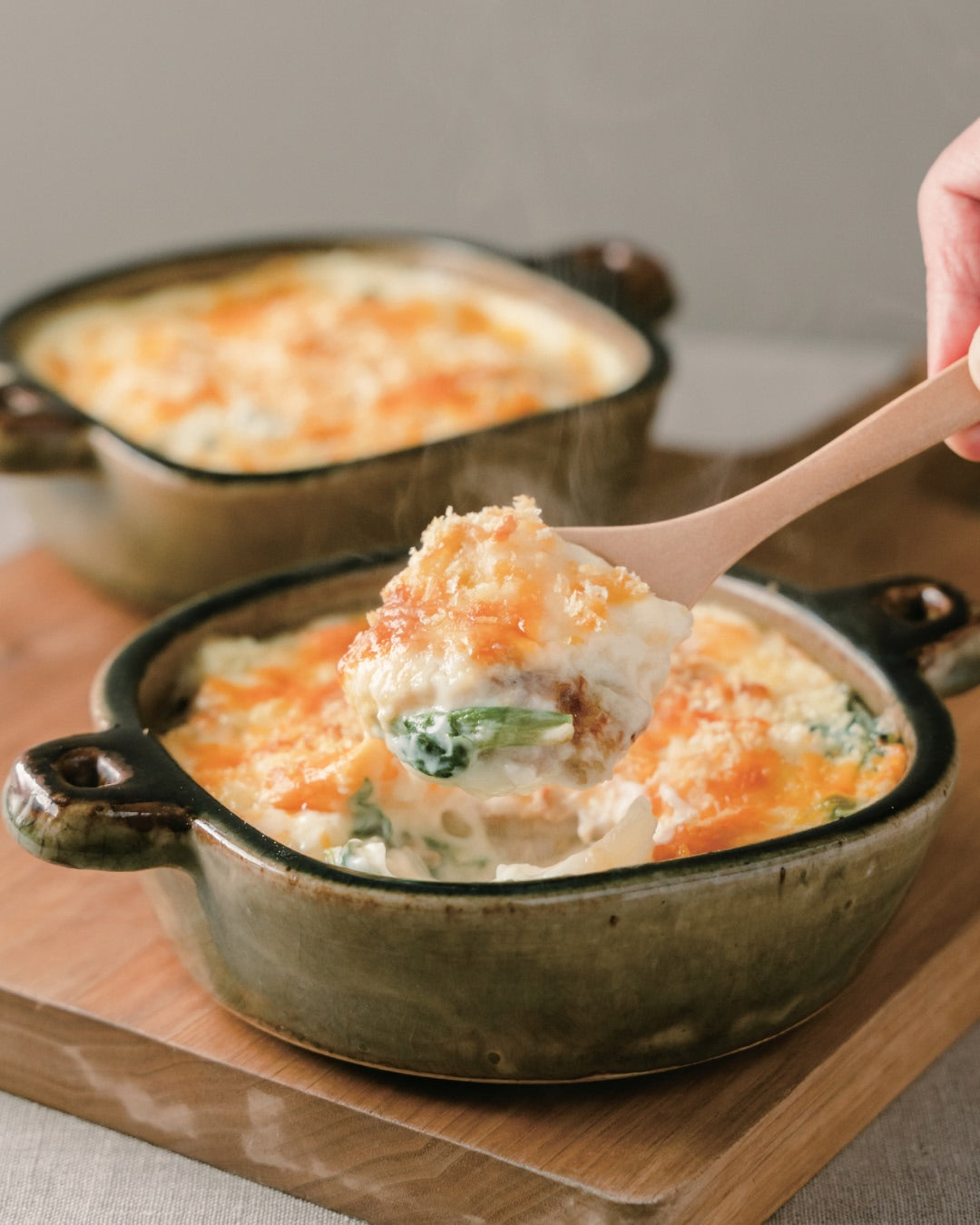 Corn Dashi Chicken Gratin