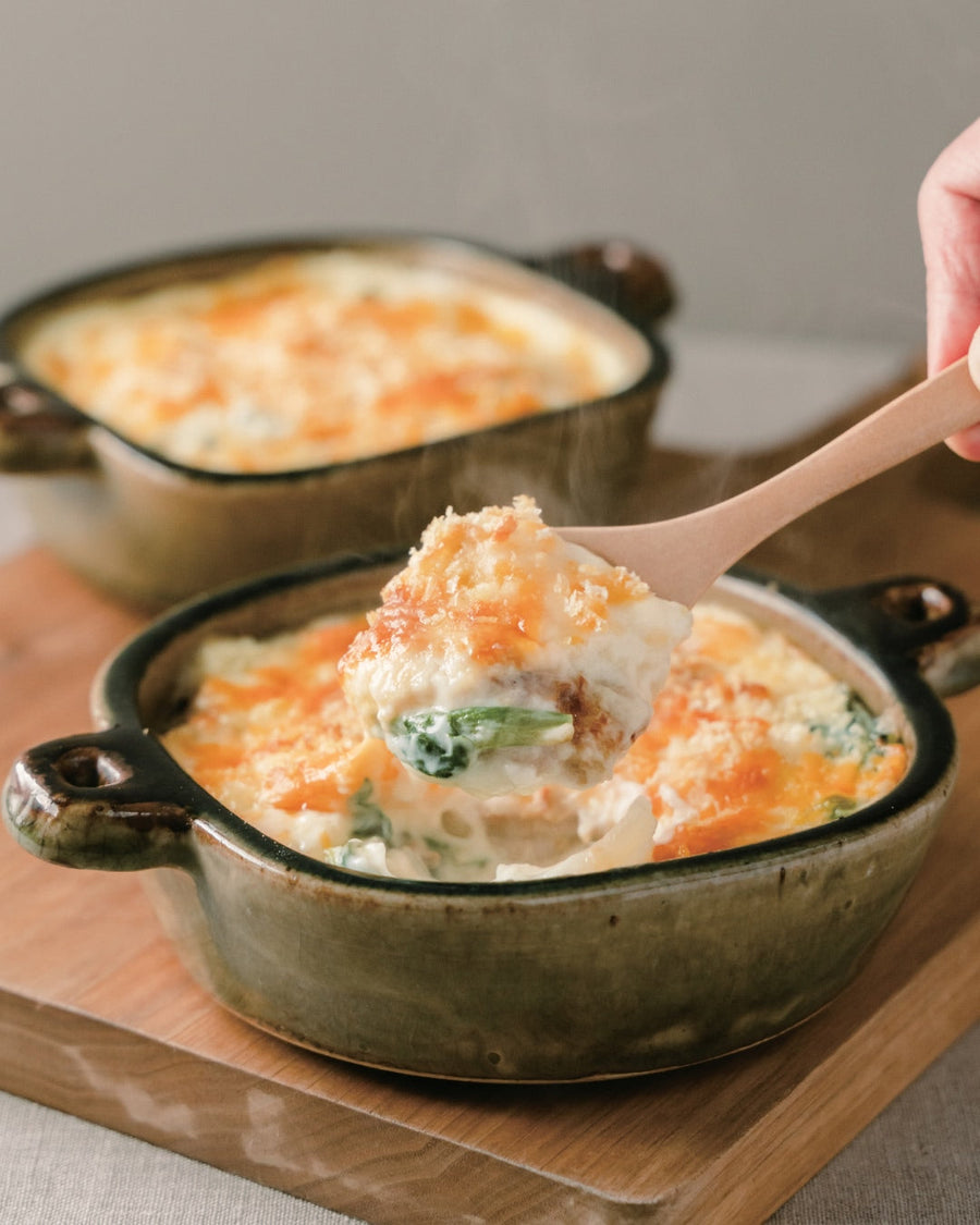 Corn Dashi Chicken Gratin