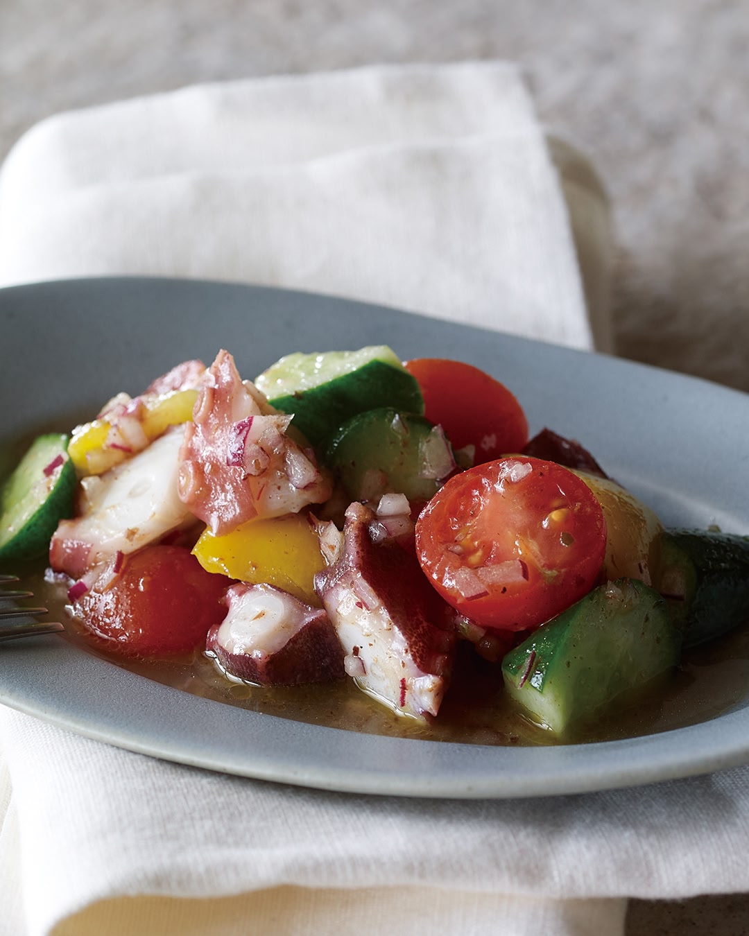 Marinated Octopus and Vegetables