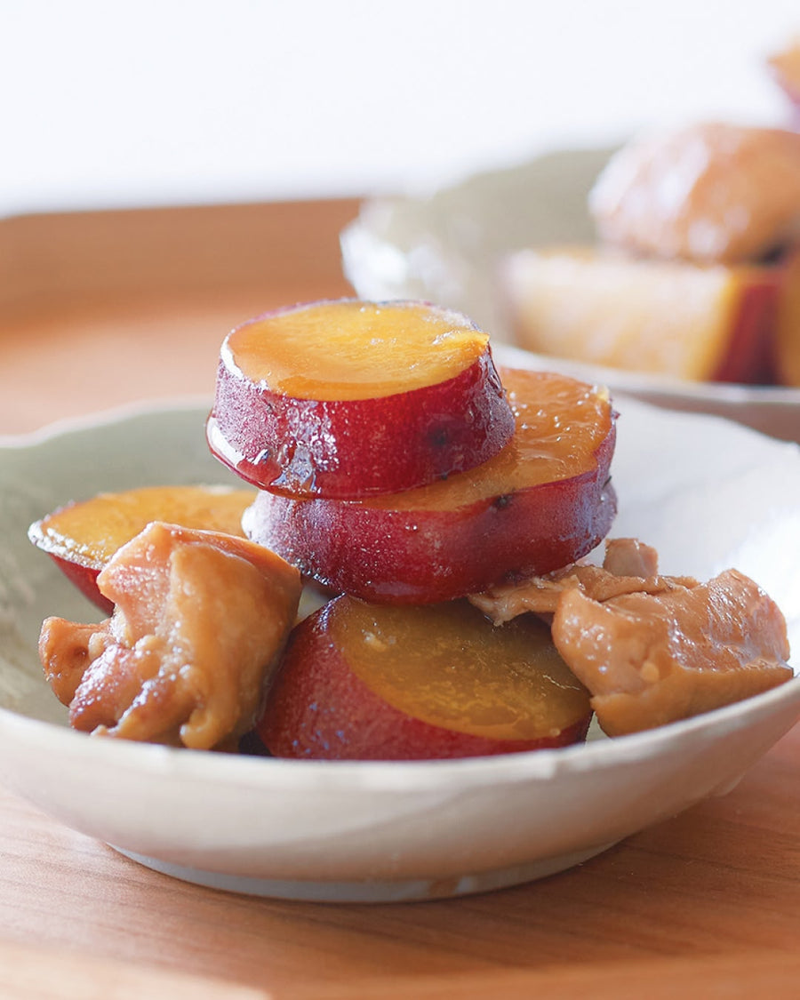 Simmered Chicken and Sweet Potatoes