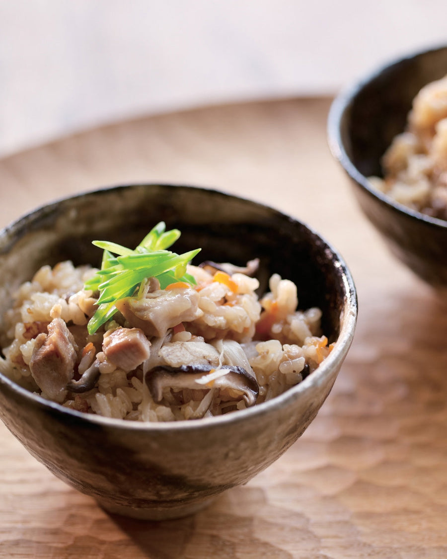 Japanese Three-Mushroom Rice