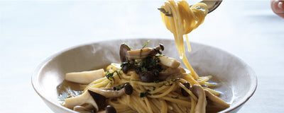 Umami Dashi Pasta with Mushrooms