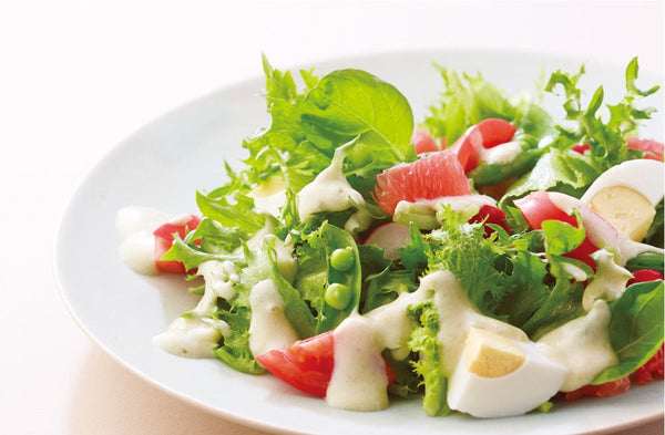 Soy milk dressing with Kelp Dashi