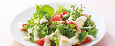 Soy milk dressing with Kelp Dashi