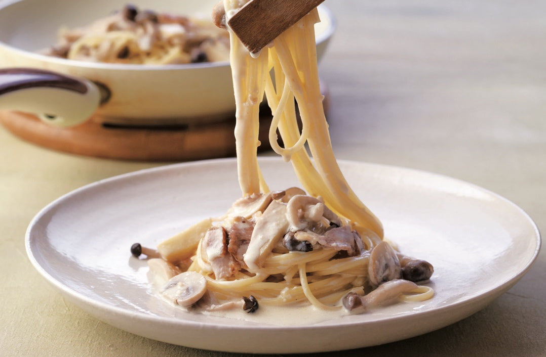 Mushroom Cream Pasta