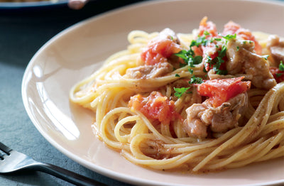 Pasta with Tomato and Chicken