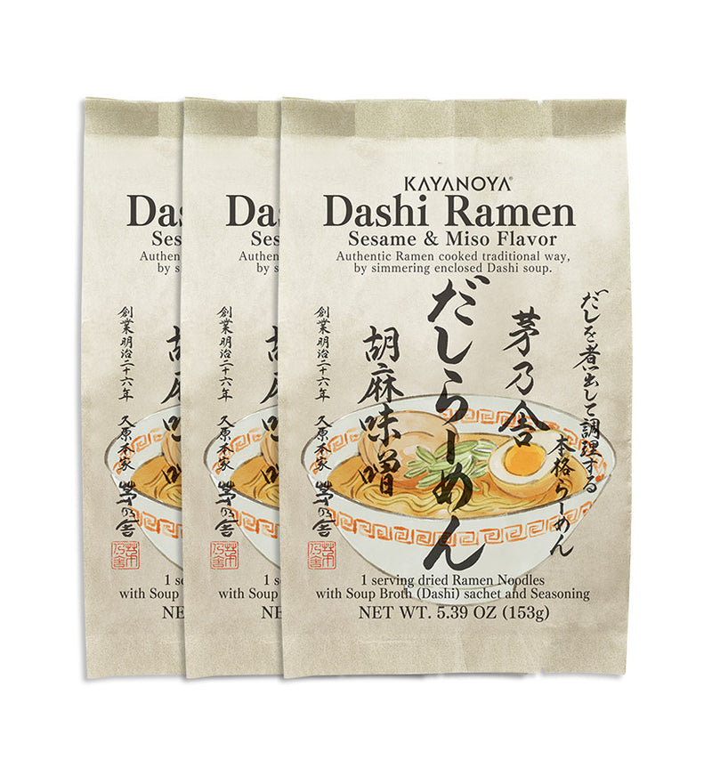Dashi Ramen - Sesame & Miso (Set of 3)