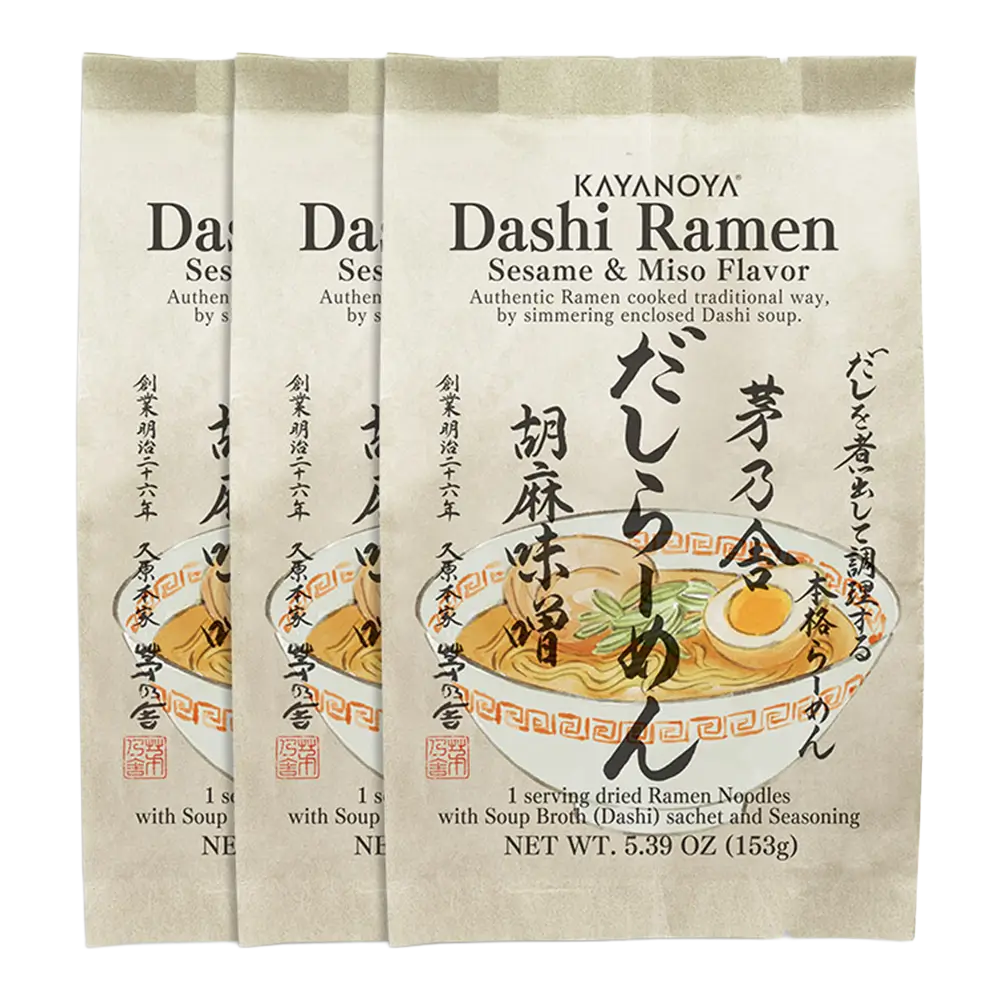 Dashi Ramen - Sesame & Miso (Set of 3)