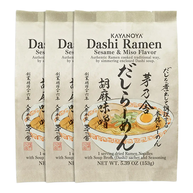 Dashi Ramen - Sesame & Miso (Set of 3)