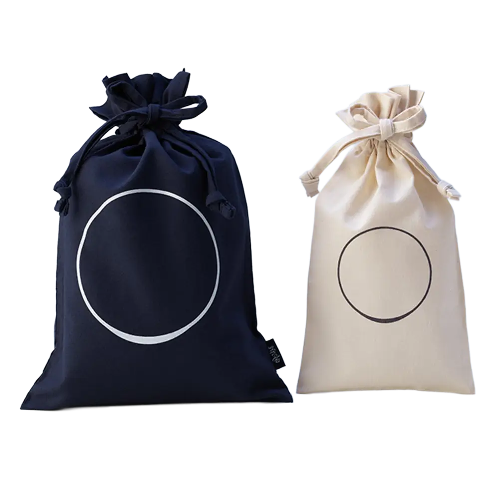 Organic Cotton Drawstring Bag - Kayanoya USA display picture 3