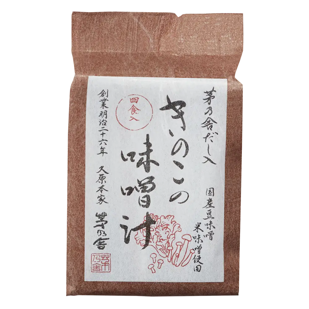 Kayanoya Freeze-Dried Mushroom Miso Soup (4 packets)