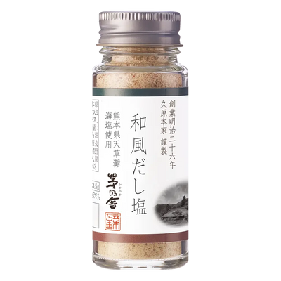 Kayanoya Dashi Spice container with a label on a transparent background