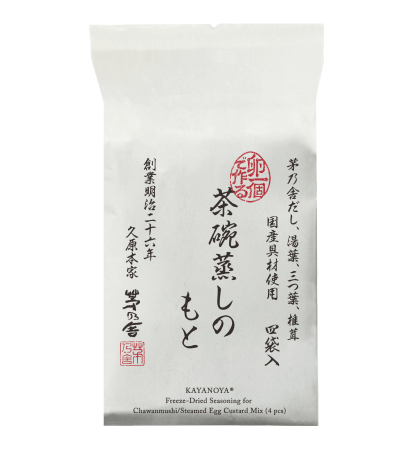 Freeze-Dried Chawanmushi/Steamed Egg Custard Mix (4 packets, 2 servings each)