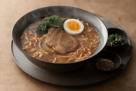 Miso Broth with a Touch of Spice