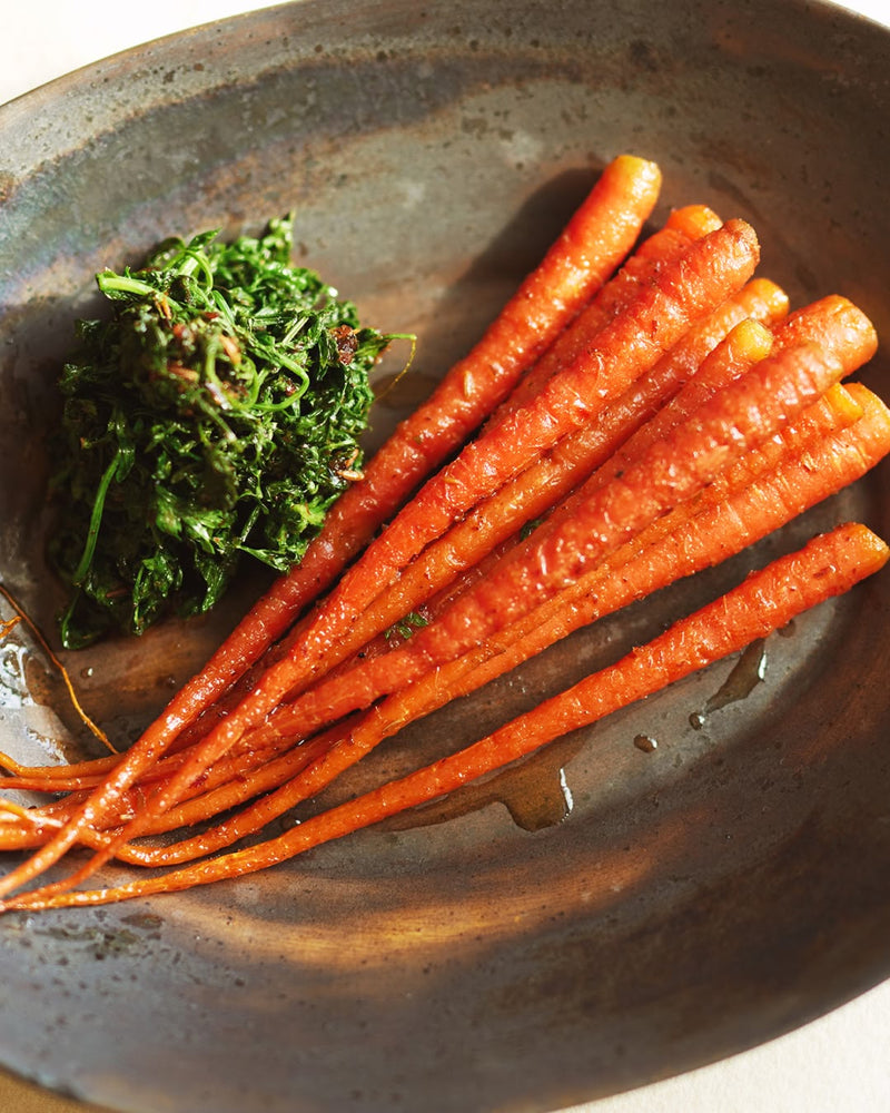 Umami Dashi Oil-Steamed Carrots