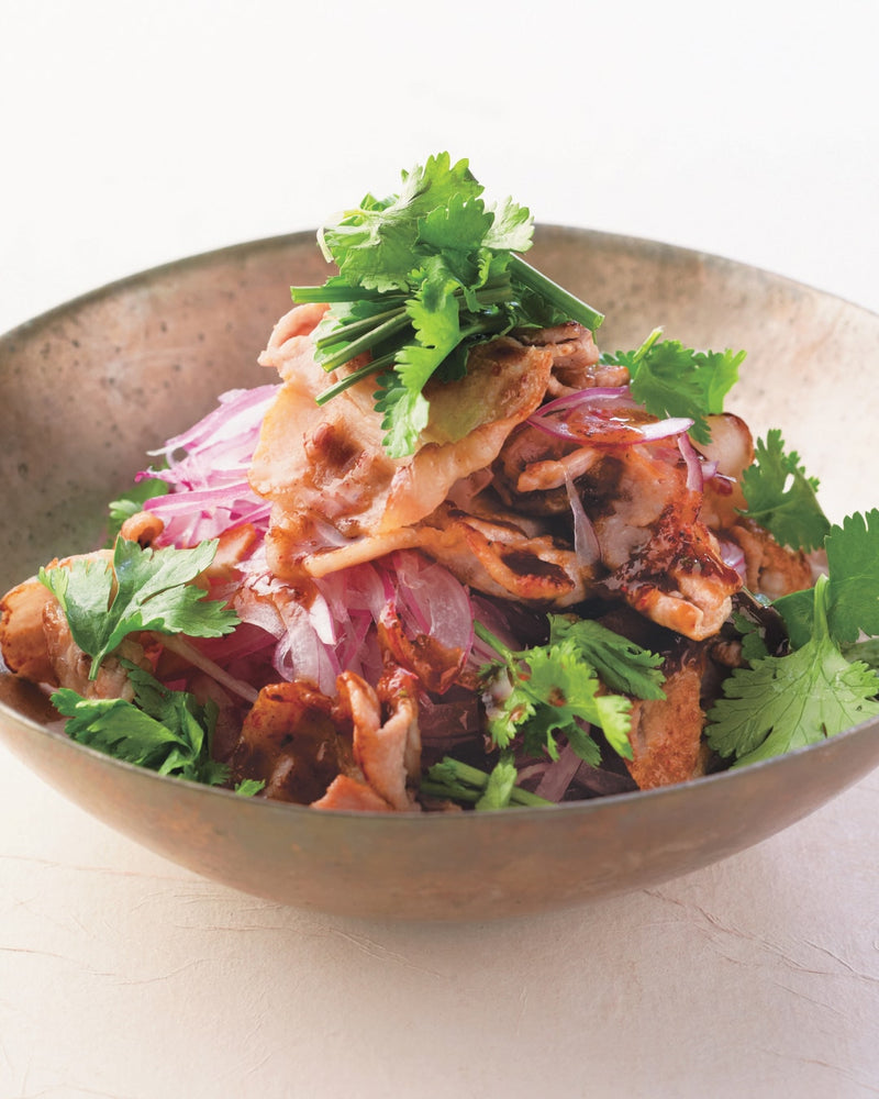 Thai-Inspired Spicy Dashi Pork Salad