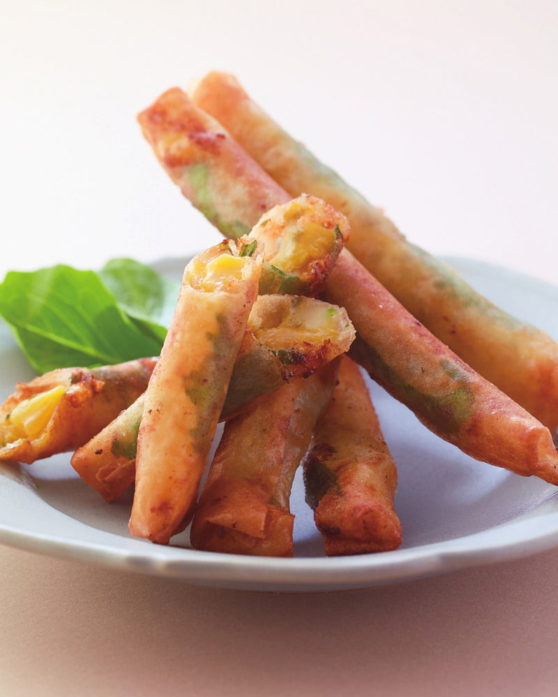 Mango and Shiso Spring Rolls