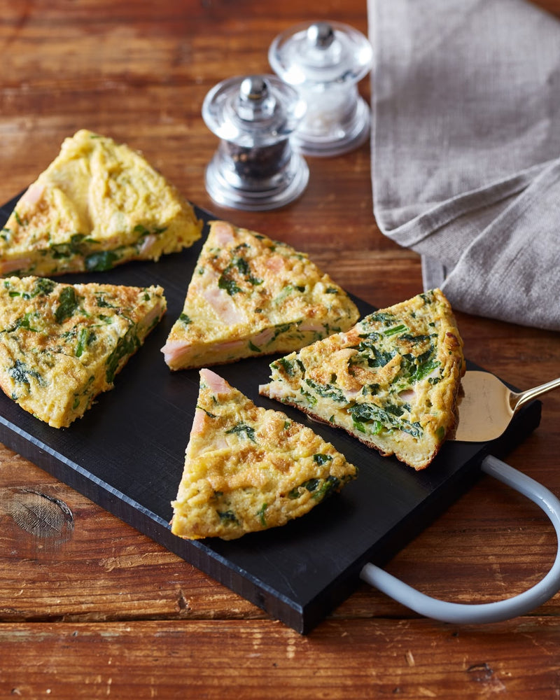 Spinach and Ham Omelet