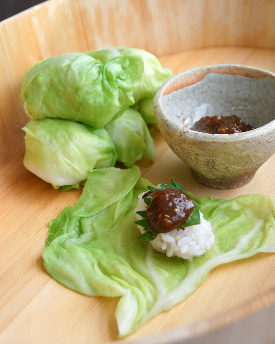 Spring Cabbage Rice Ball
