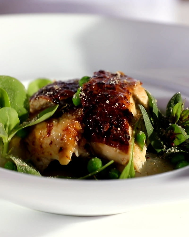 Roast Chicken with Turnip