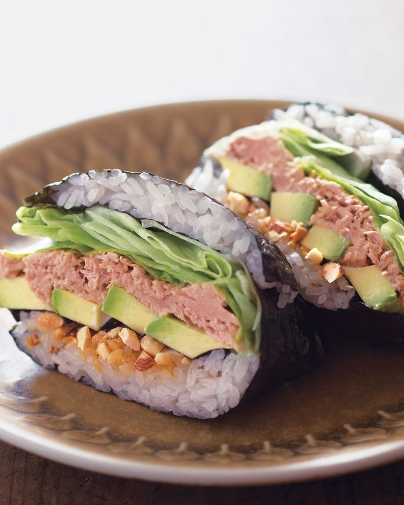 Tuna and Nuts Folded Onigiri
