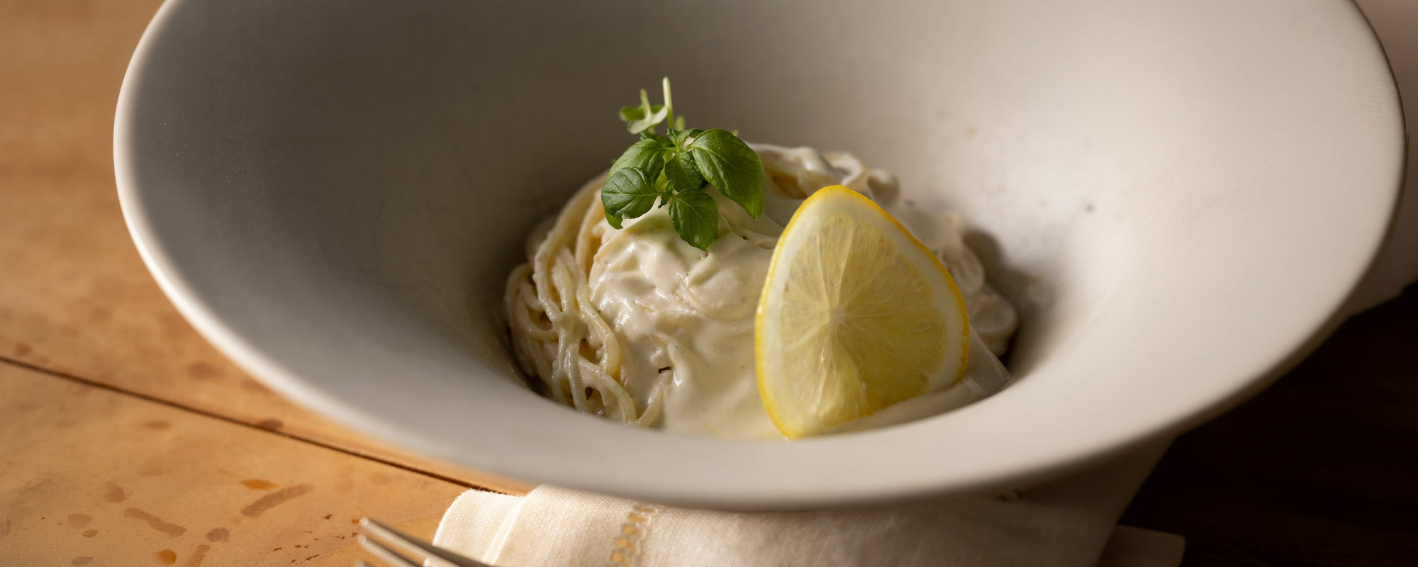 Chilled Lemon Cream Capellini