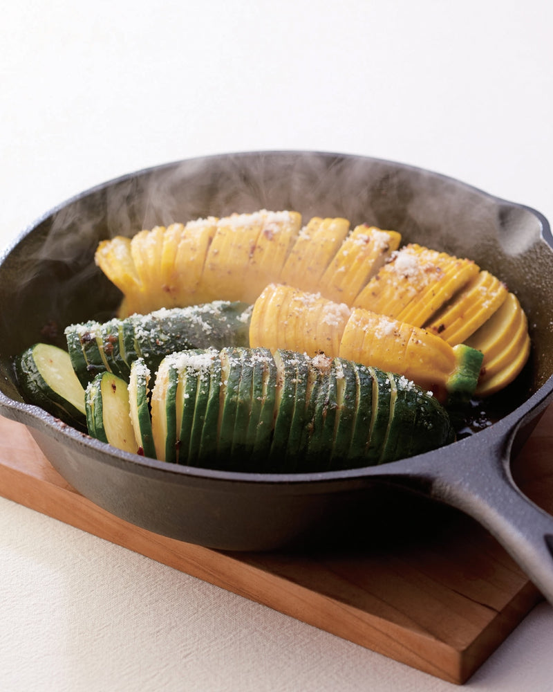 Hasselback Zucchini
