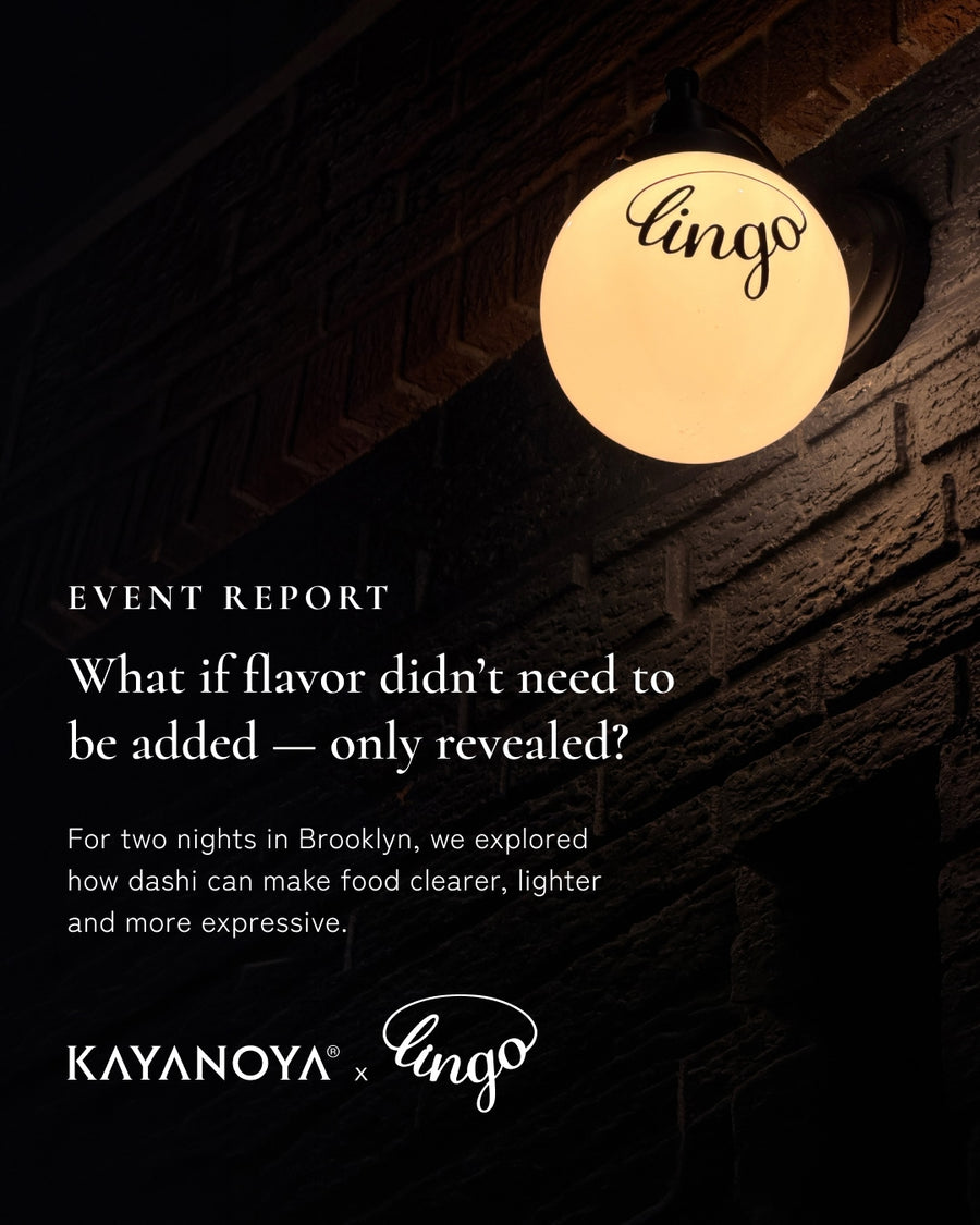 Event Recap: Dashi Bar at Lingo