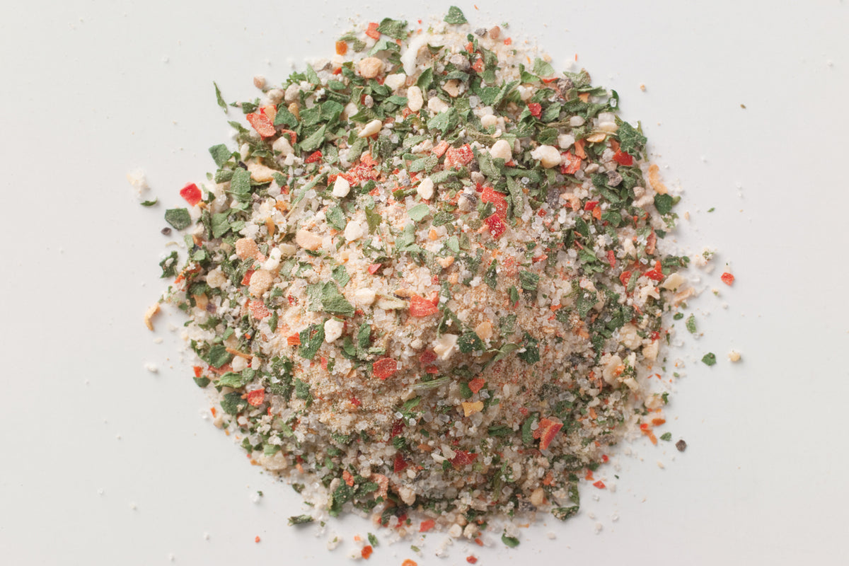 Garlic Red Chili Pepper Spinach Sea Salt (40 g)